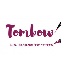 TOMBOW - ABT-757 Port Red Dual Brush Pen