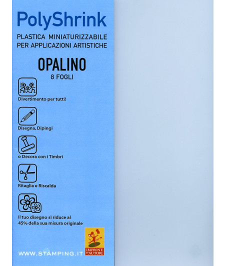 Polyshrink Opalino - conf. 8 fogli