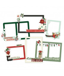 SIMPLE STORIES - Jingle All the Way - Chipboard Frames