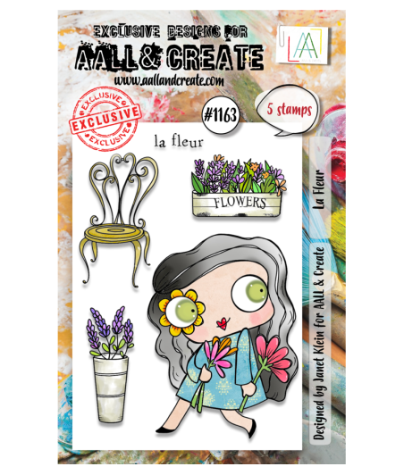AALL & CREATE - 1163 Stamp A7 La Fleur