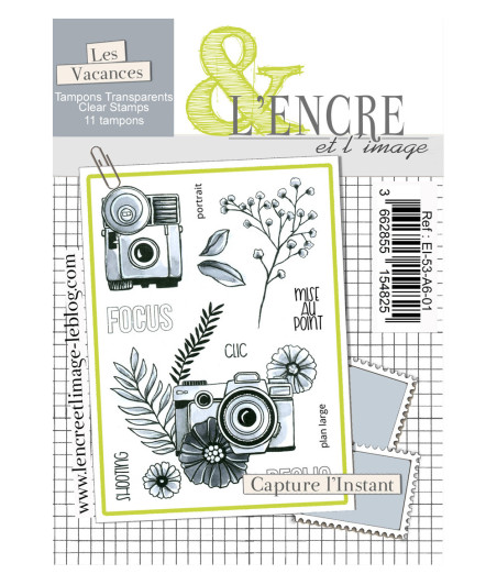 L'ENCRE ET L'IMAGE - Tampon clear - Capture l Instant