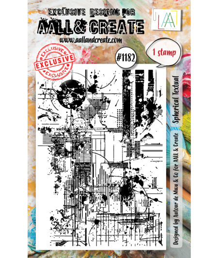 AALL & CREATE - 1182 Stamp A7 Spherical Textual