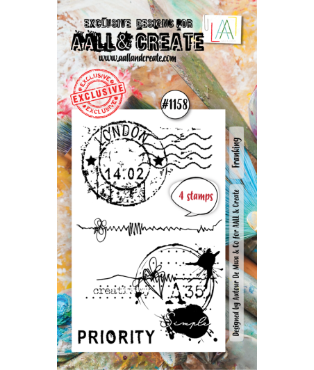 AALL & CREATE - 1158 Stamp A8 Franking