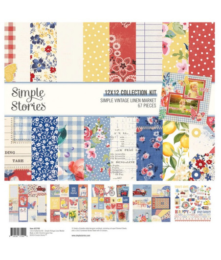 SIMPLE STORIES - Simple Vintage Linen Market Collection Kit