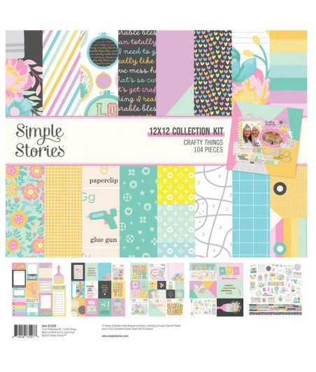 SIMPLE STORIES - Crafty Things Collection Kit