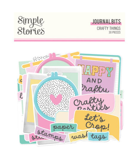 SIMPLE STORIES - Crafty Things Journal Bits