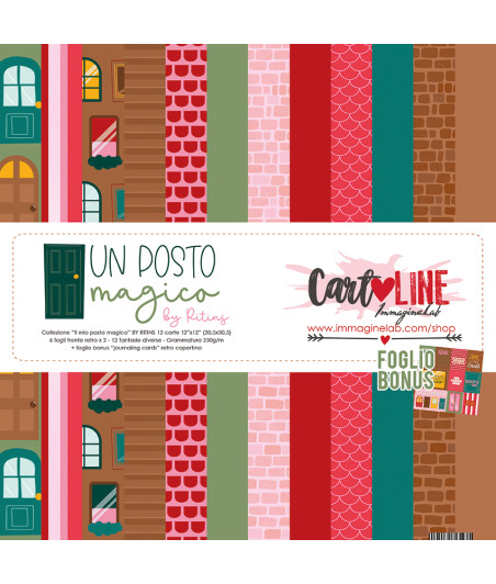 CartoLINE - Un Posto Magico by Ritins 12''x12''