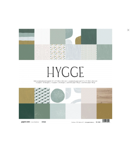 PAPERO AMO - HYGGE / Two-sided - pad 12x12