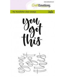 CRAFTEMOTIONS - Handletter - You got this