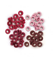 WE R MEMORY KEEPERS - Standard Eyelets - Red